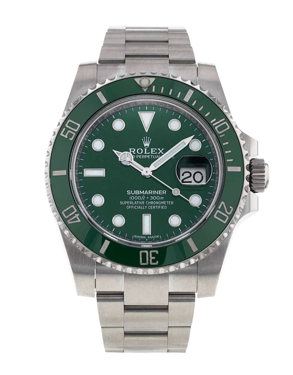 Rolex Submariner 116610 LV Green Dial Bracelet Strap